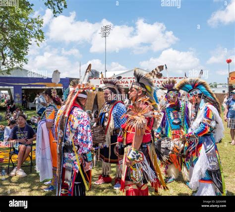 Native Americans performing a traditional ceremony in New Orleans.