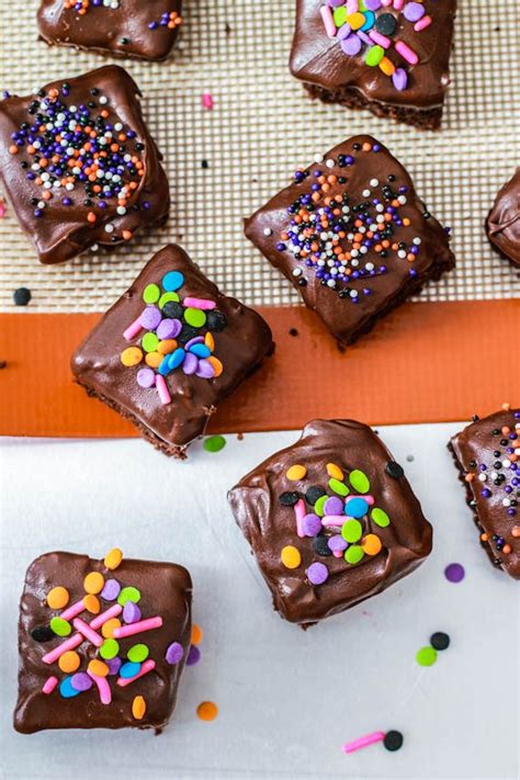 Break Brownie into Bite-Size Pieces