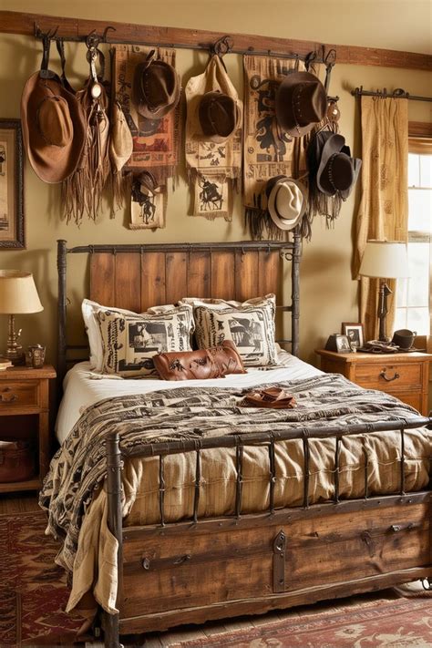 Textiles in a Country Western Bedroom